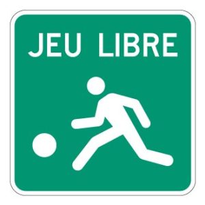 Jeu libre dans la rue