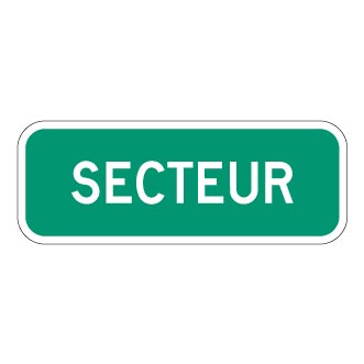 Panonceau Secteur
