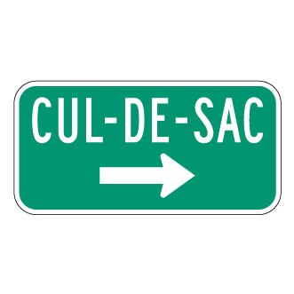 Présignalisation de cul-de-sac à droite