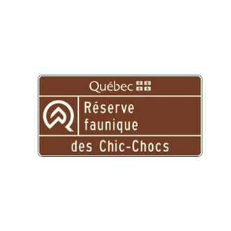 Entrée d'une réserve faunique