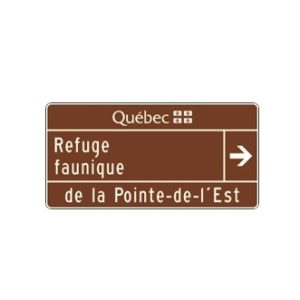 Entrée d'un refuge faunique