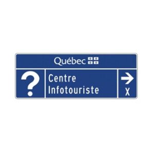 Acheminement d'un centre infotouriste, direction et distance