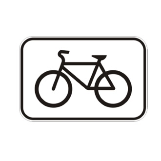 Panonceau de bicyclette