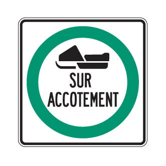 Obligation de circuler sur l'accotement