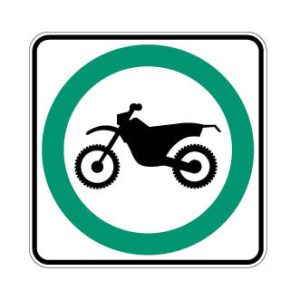 Trajet obligatoire pour motocyclettes tout-terrain