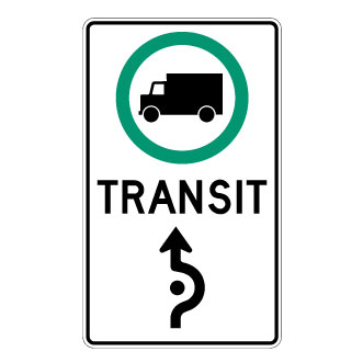 Trajet obligatoire pour les véhicules lourds