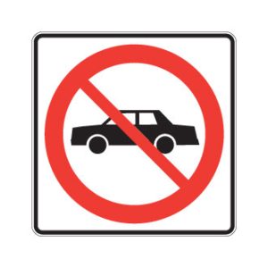 Accès interdit aux automobiles