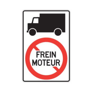 Interdiction d'utiliser le frein moteur
