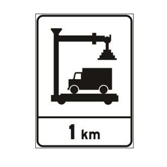 Postes et aires de contrôle routier, x km