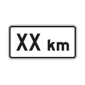 Panonceau de distance