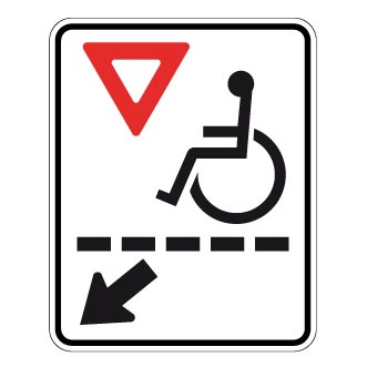 Passage pour personnes atteintes de déficience physique