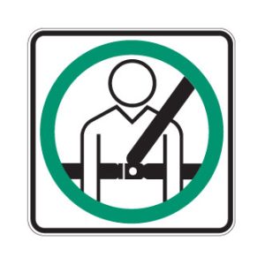 Port obligatoire de la ceinture de sécurité