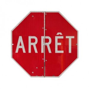 Arrêt pliant