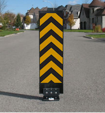 Balise PED-ZONE pour réduction de vitesse Jaune
