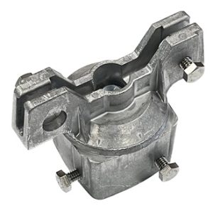 Adaptateur ajustable nom de rue sur poteau carré 1 3/4'', avec coche DYNA