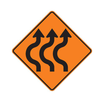 Déviation de 3 voies à gauche