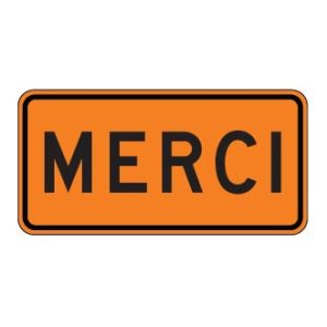 Panonceau Merci