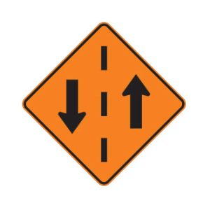 Signal avancé de circulation à double sens