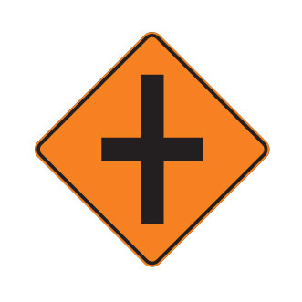 Intersection en croix